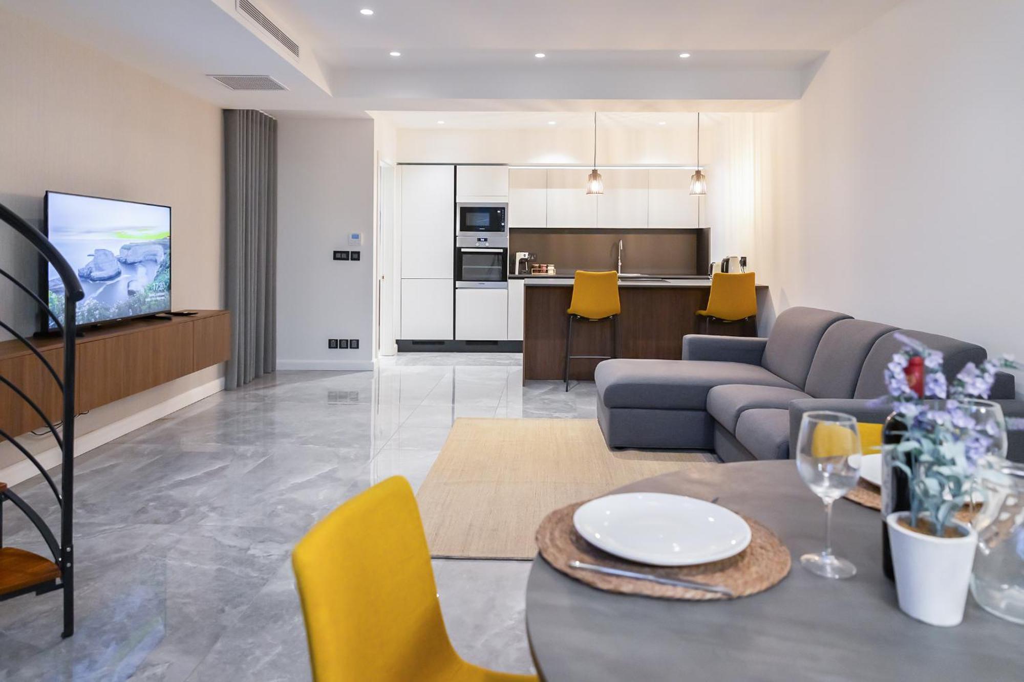 Florette Suite 1Br With Stunning Lounge Terrace By Arcobnb Il-Furjana Exterior foto